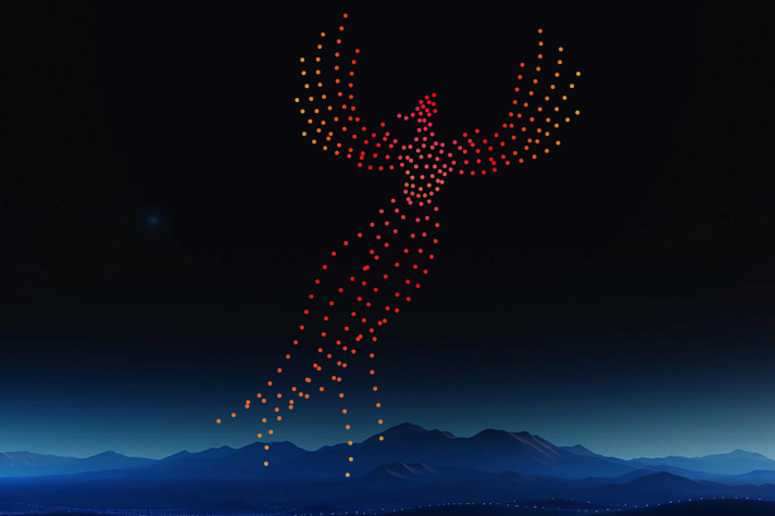 米兰体育官方网站入口-关于特色无人机空中表演，科技演绎运动新篇章的信息